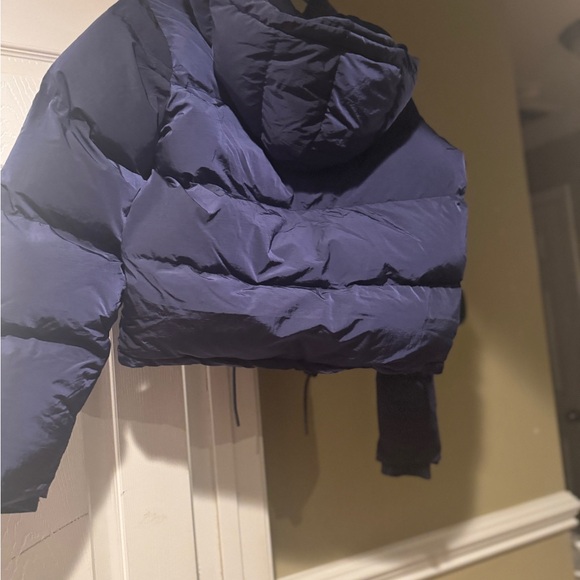 Good American Dark Blue Puffer Jacket - Picture 10 of 11